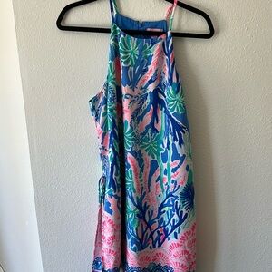 Lilly Poulter romper that looks like a dress